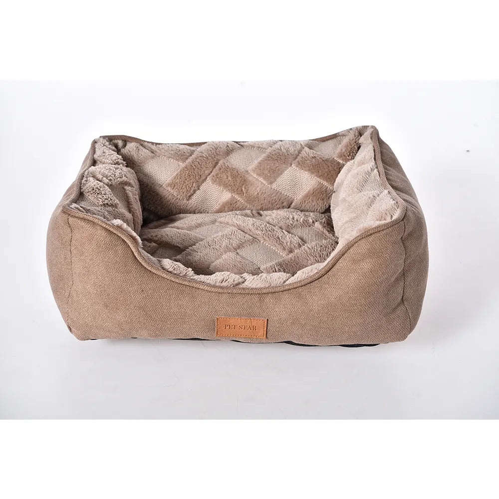 Modern Pet Bed Fuzzy Dog Sleep Beds