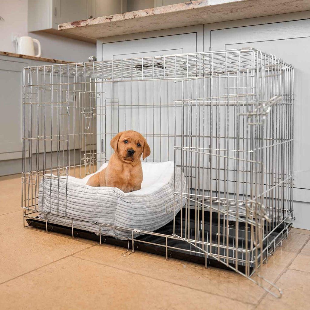 Cozy & Calming Puppy Cage Bed in Essentials Plush