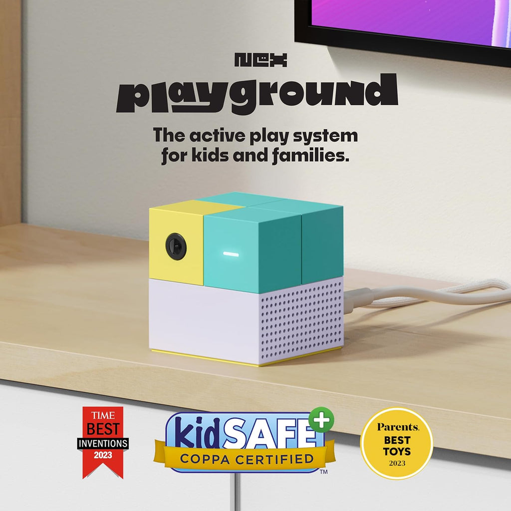 Interactive Indoor Play System for Kids and Families, Motion-Activated Gaming Console with Fun Fitness and Family-Friendly Games