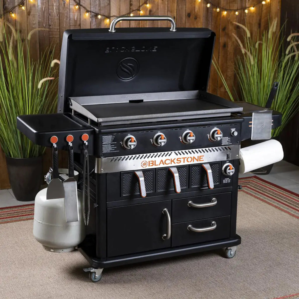 36-Inch 4-Burner Griddle and Air Fryer Combo