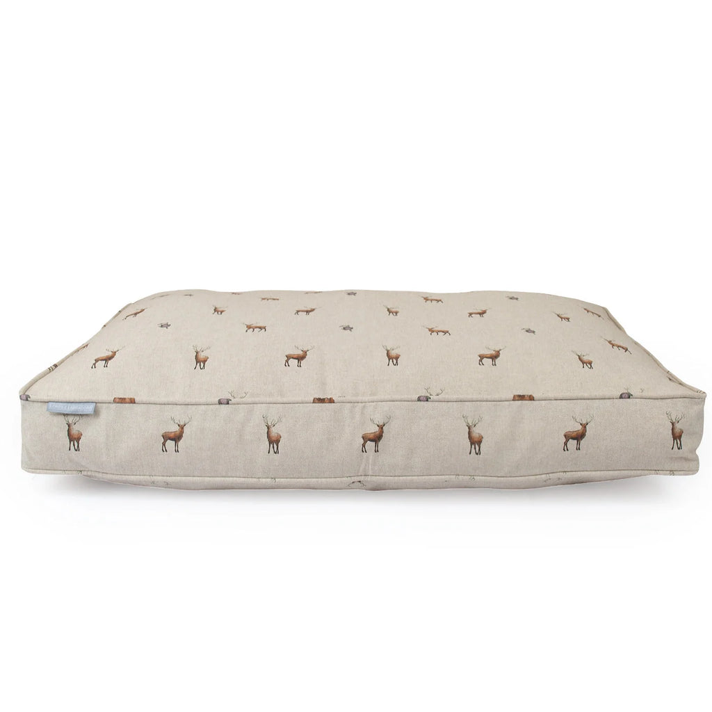 Dog Cushion in Woodland Stag