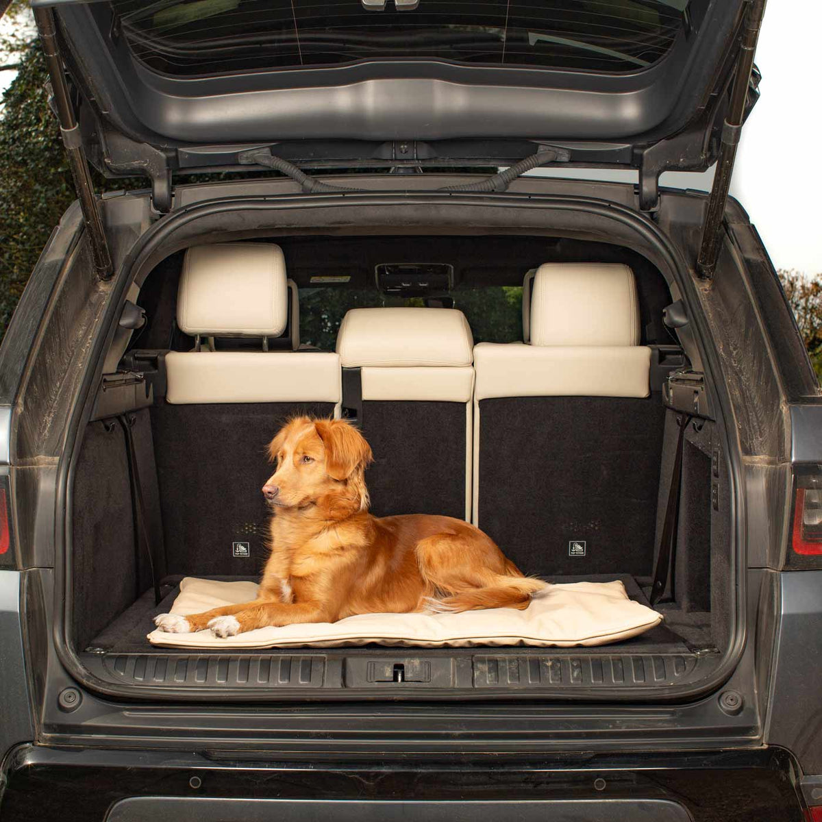 Travel Mat in Sand Rhino Faux Leather