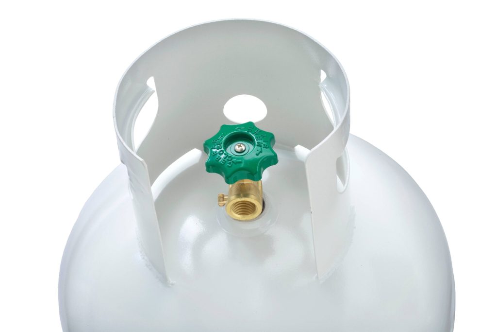 100-Lb. Steel Propane Cylinder with OPD Valve, DOT Approved, Rust-Resistant