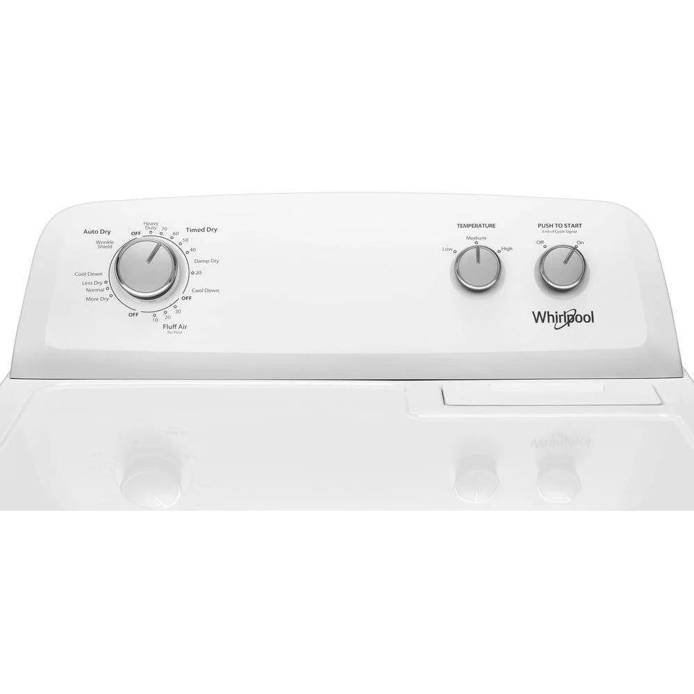 7.0 Cu. Ft. Electric Dryer with Auto Dry and Wrinkle Control, White