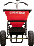 100-Lb. Walk-Behind Push Spreader for Salt, Ice Melt and Snow Melt with Grate and Cover
