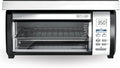 Under-Counter Toaster Oven with Digital Controls, Black/Stainless Steel, Fits 9-Inch Pizza or 4 Slices