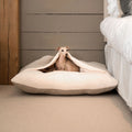 Bed in Natural Herringbone