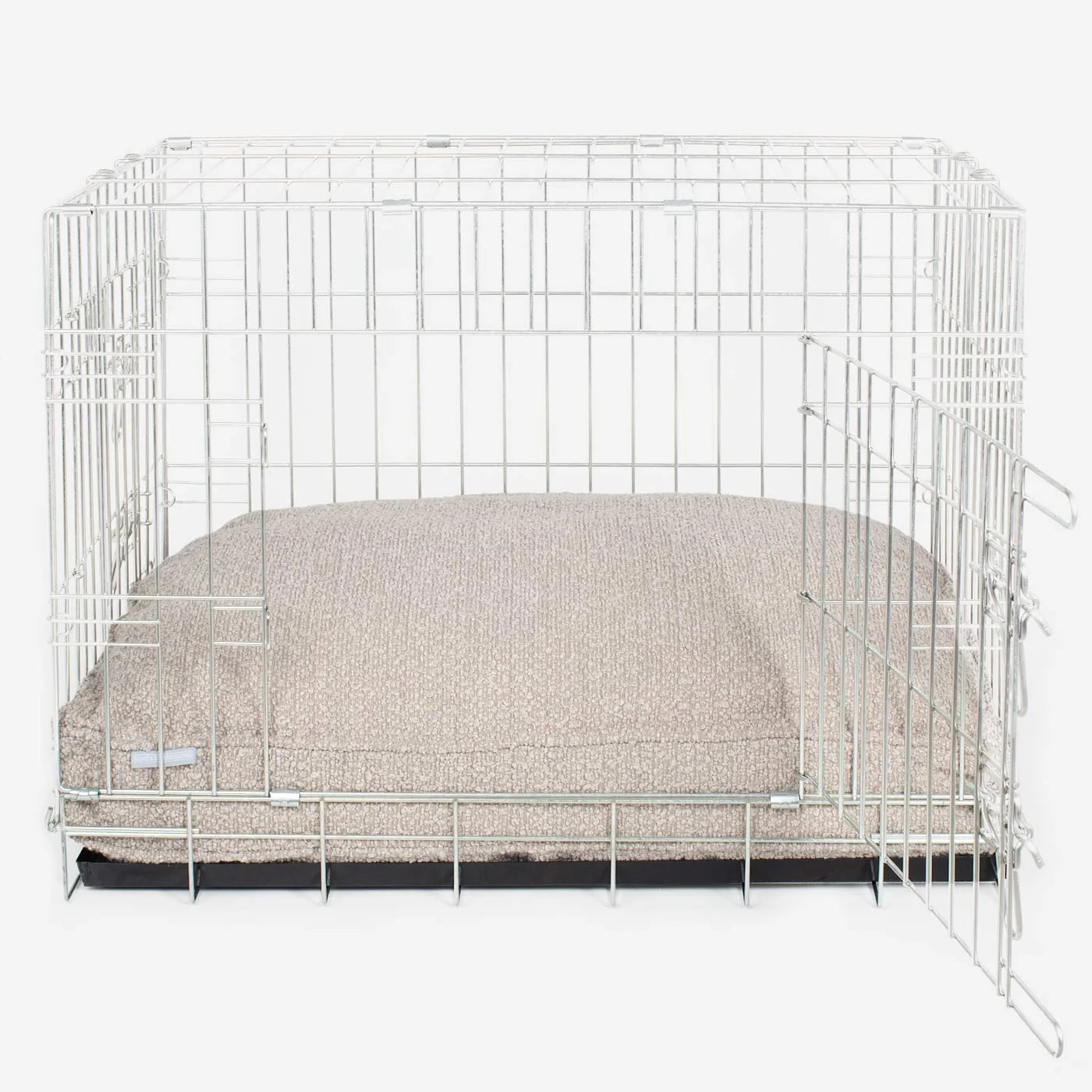 Dog Cushion in Mink Bouclé