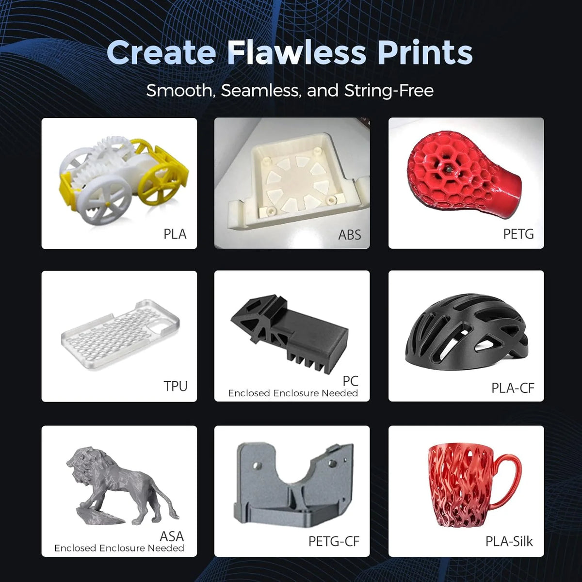 3D Printer with Fully Automatic Bed Leveling