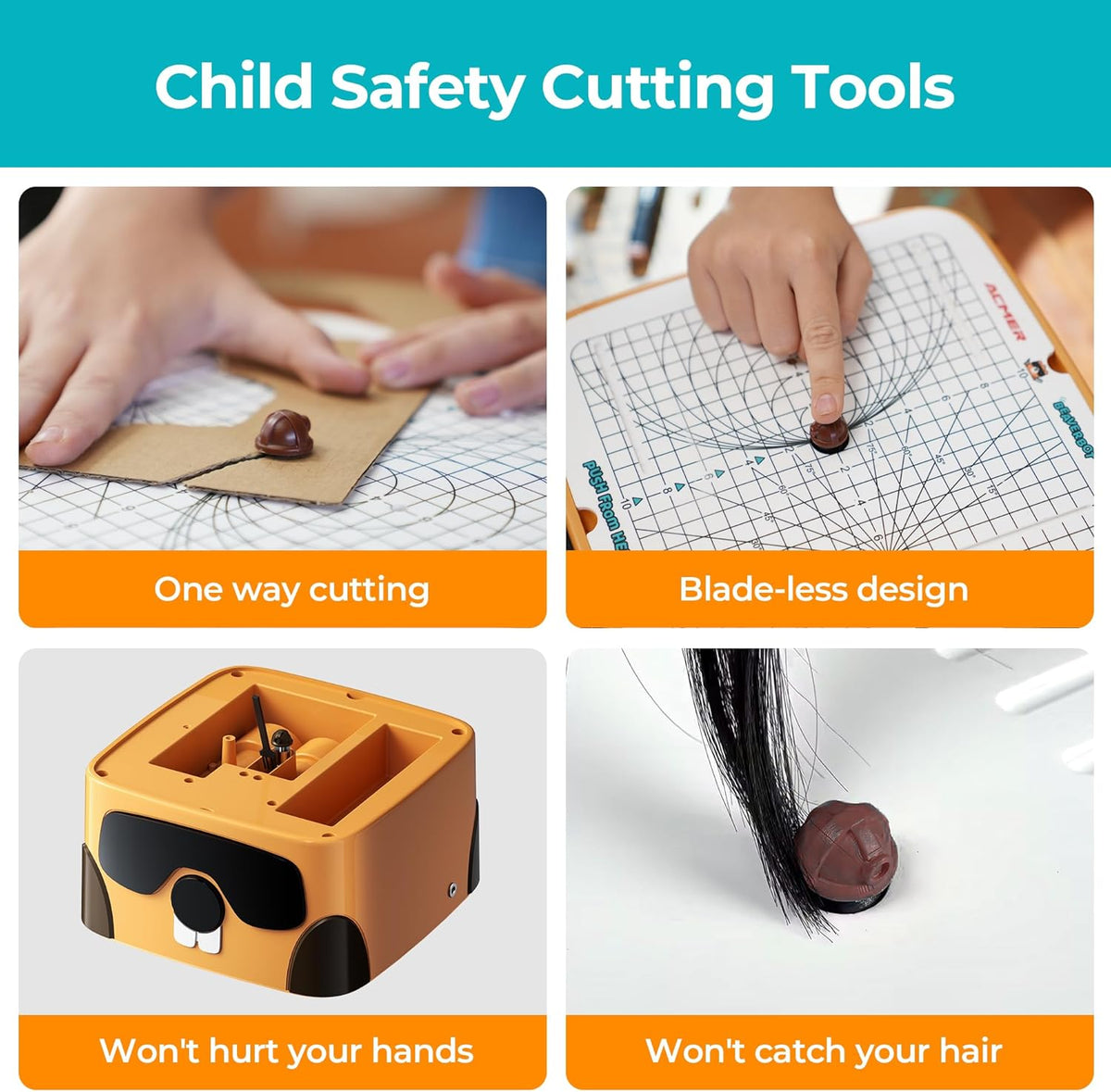 Kids Cardboard Cutter STEM Craft Kit, Ages 3+