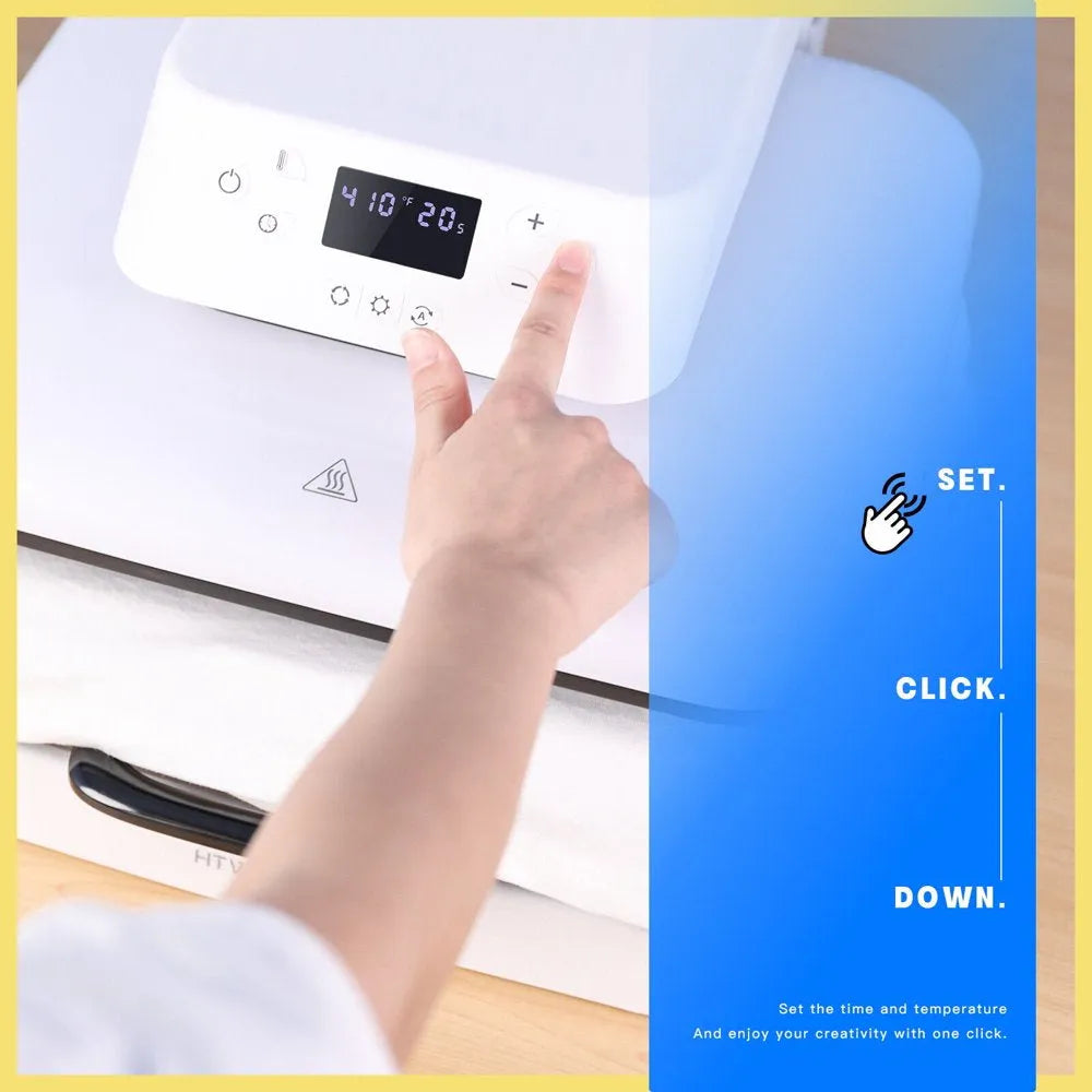 1500W 15 x 15-Inch Automatic Heat Press Machine for Vinyl and Sublimation