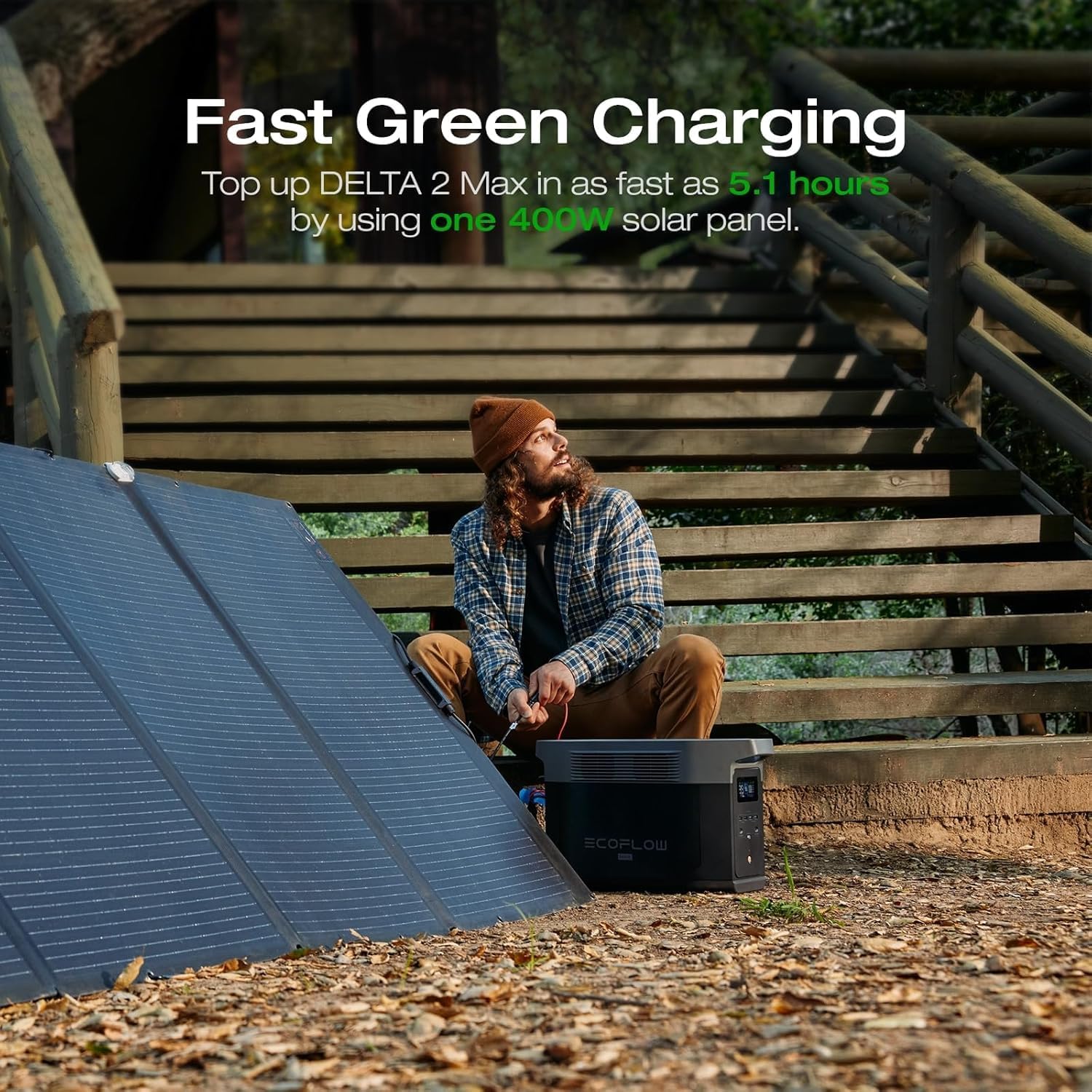2400W Portable Power Station Solar Generator