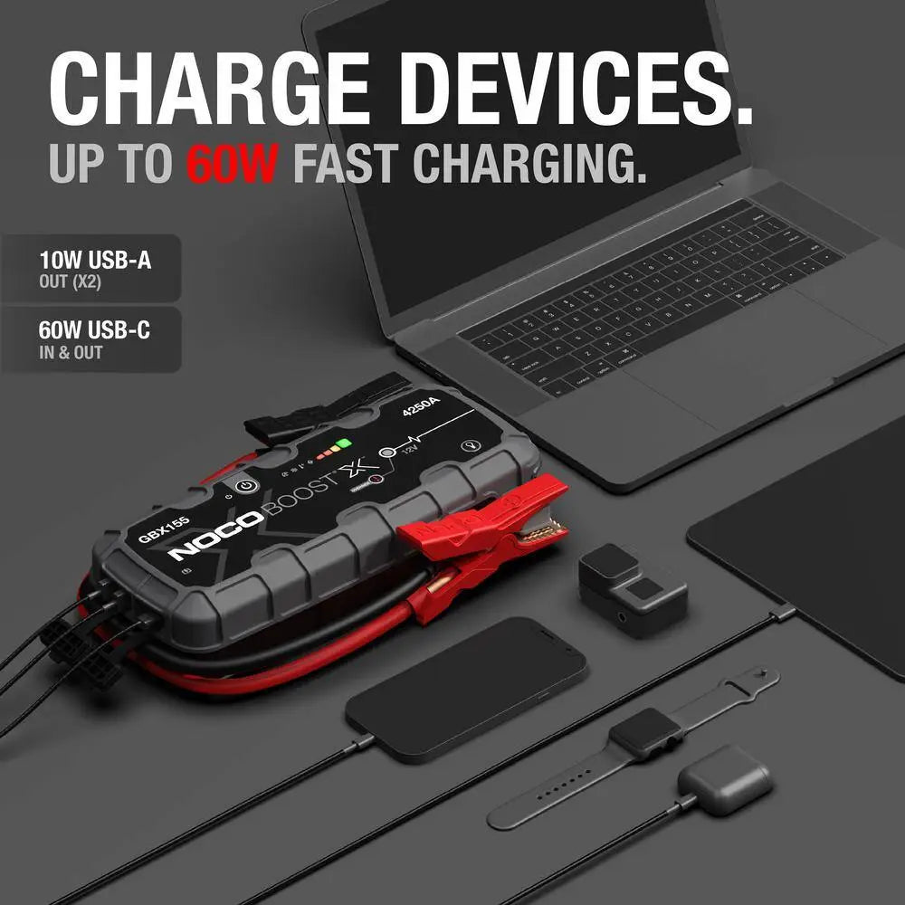12V 4250A Lithium Battery Jump Starter