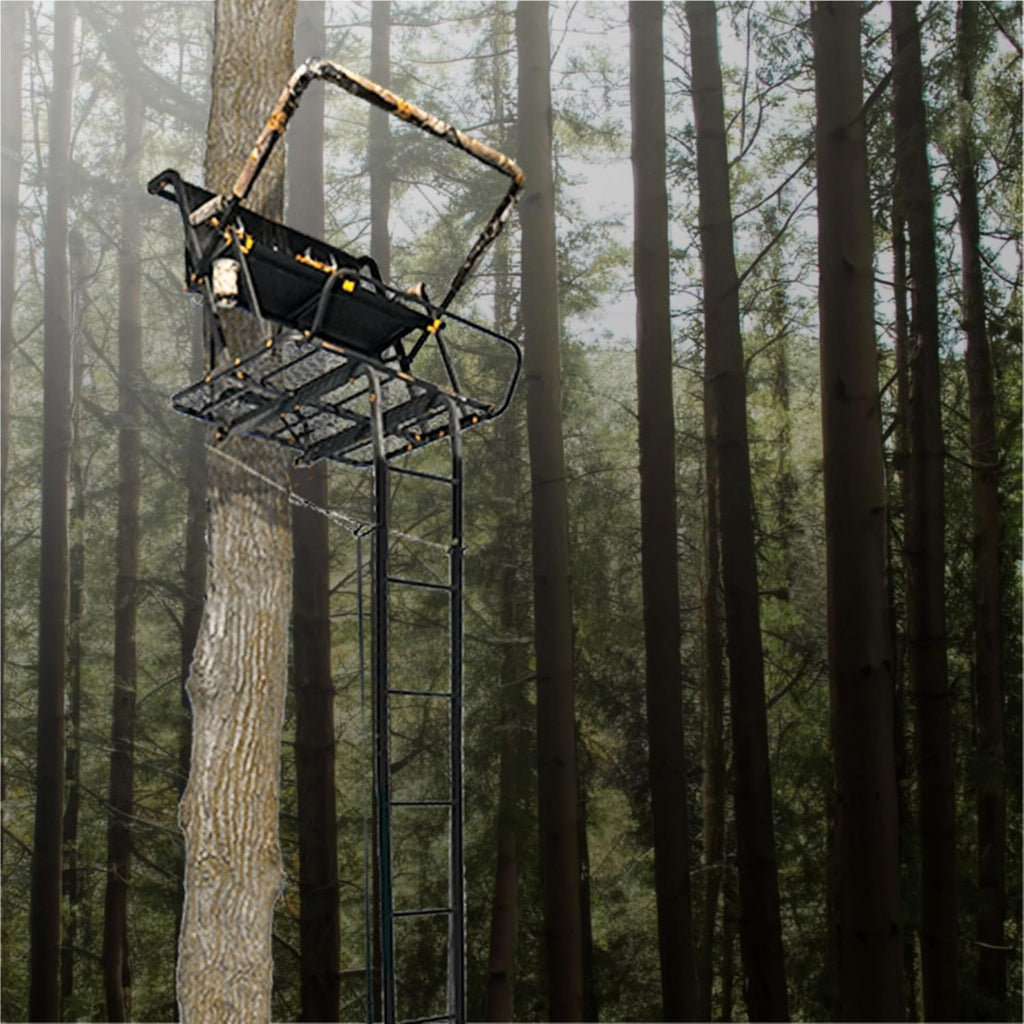 20-Foot 2-Person Ladder Tree Stand, 500-Lb. Capacity