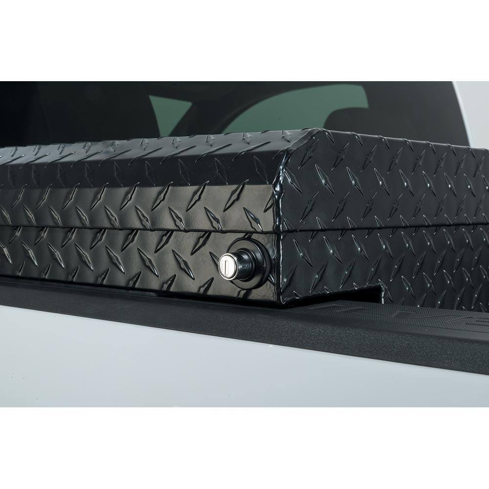61.86-Inch Matte Black Aluminum Low-Profile Truck Box for Mid-Size Trucks