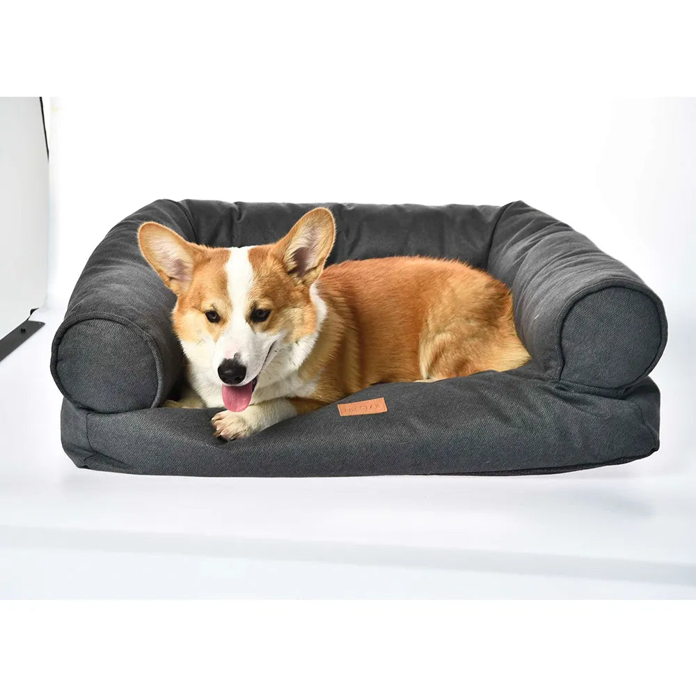 Dog Bed Bolster Sofa Style Dog Bed