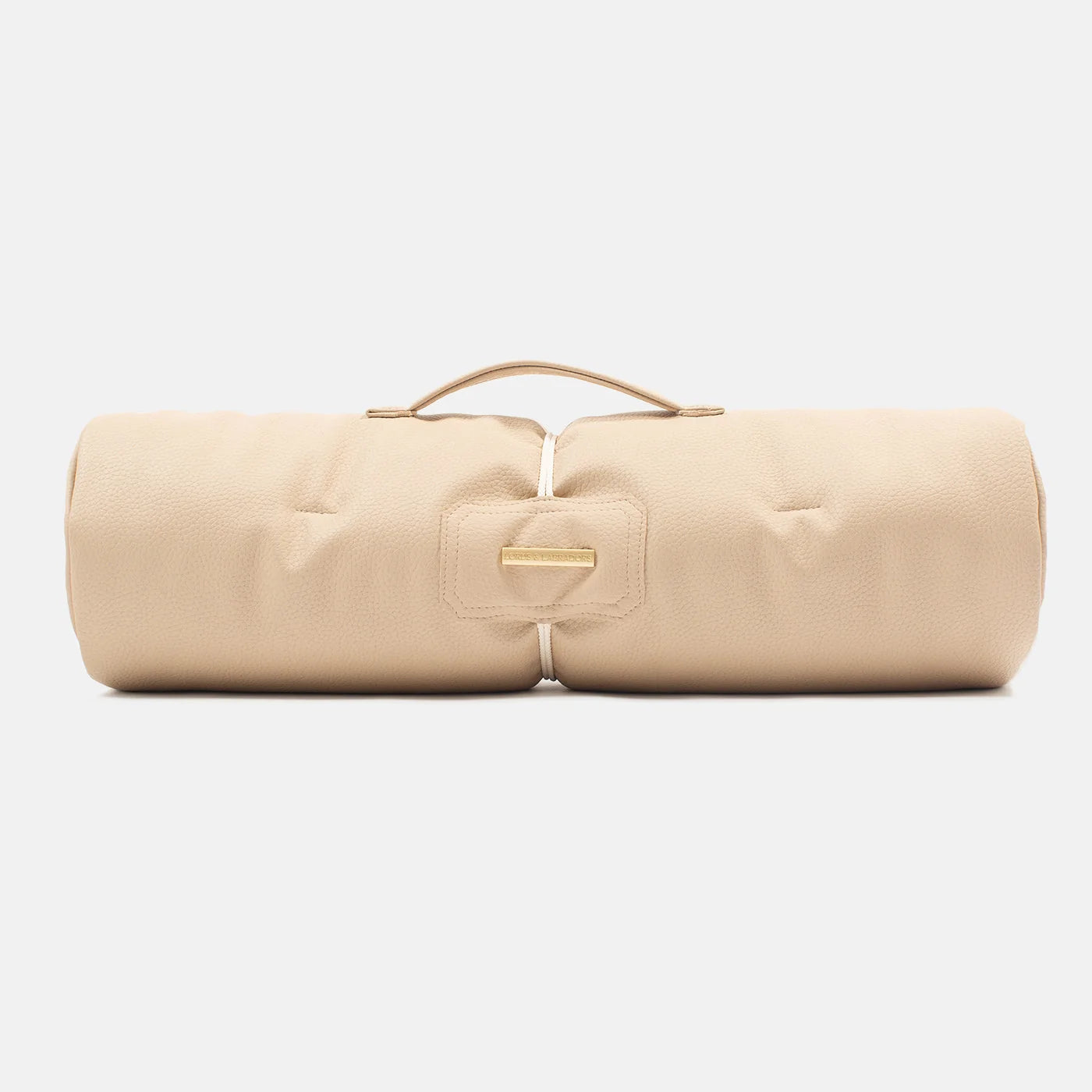 Travel Mat in Sand Rhino Faux Leather