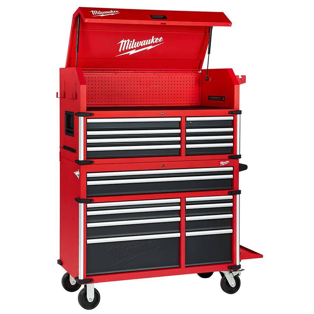 46-Inch High-Capacity 18-Drawer Tool Chest and Cabinet Combo