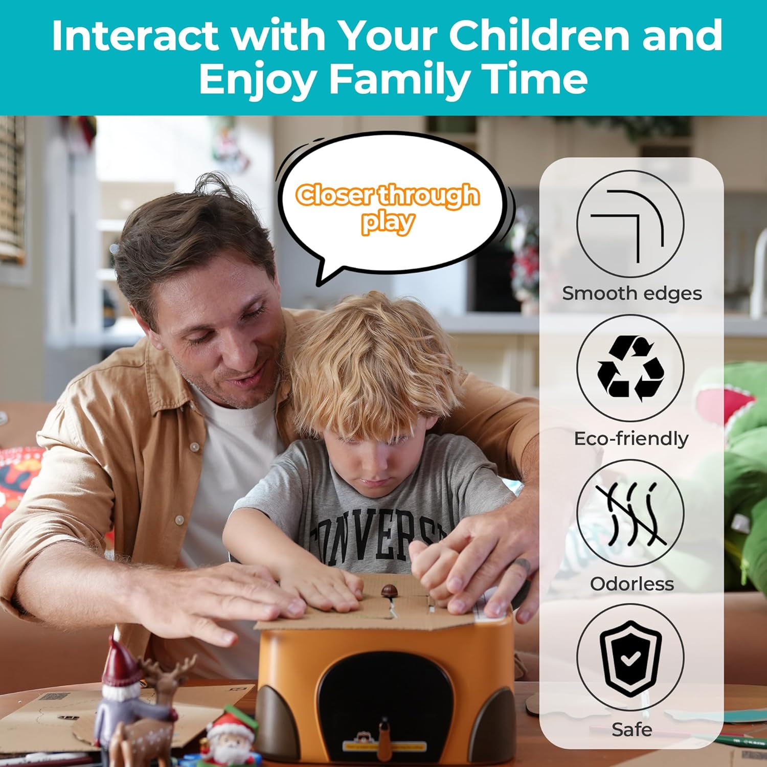 Kids Cardboard Cutter STEM Craft Kit, Ages 3+