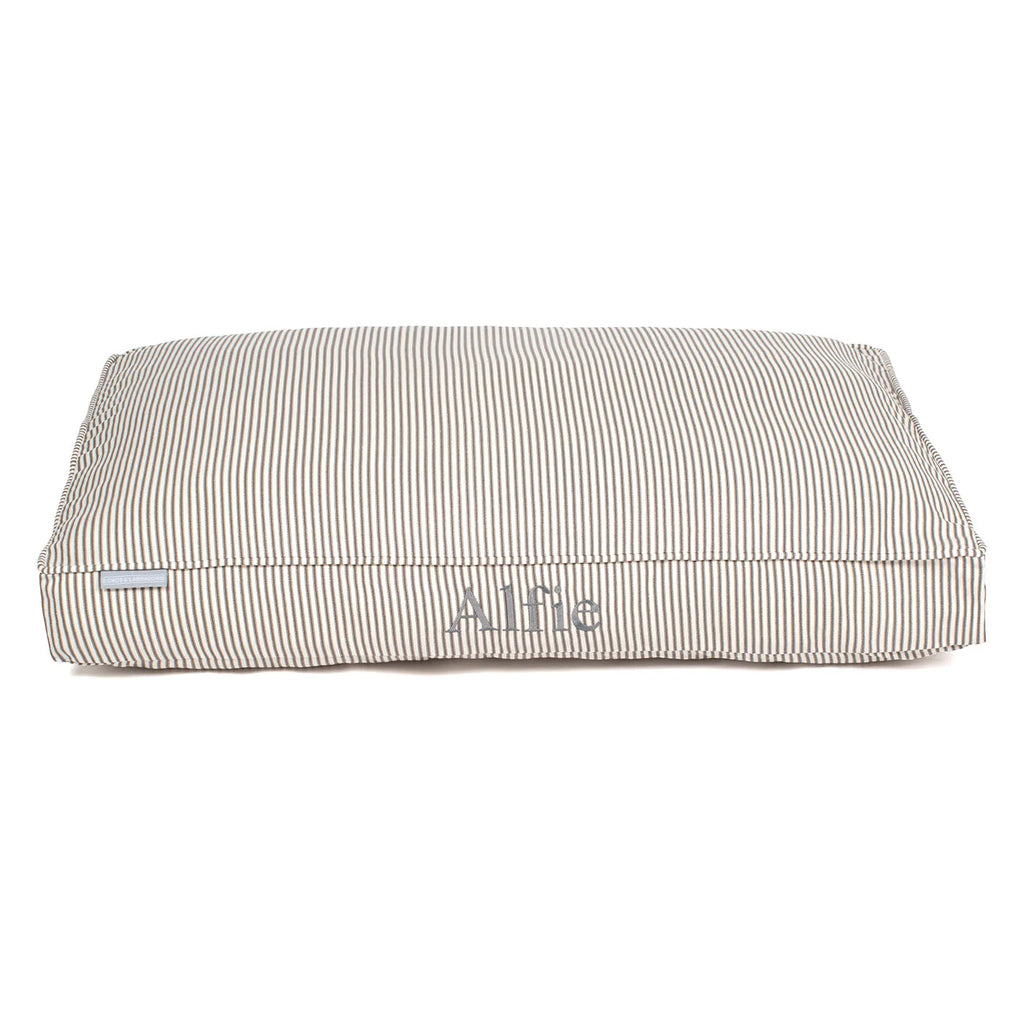 Dog Cushion in Regency Stripe