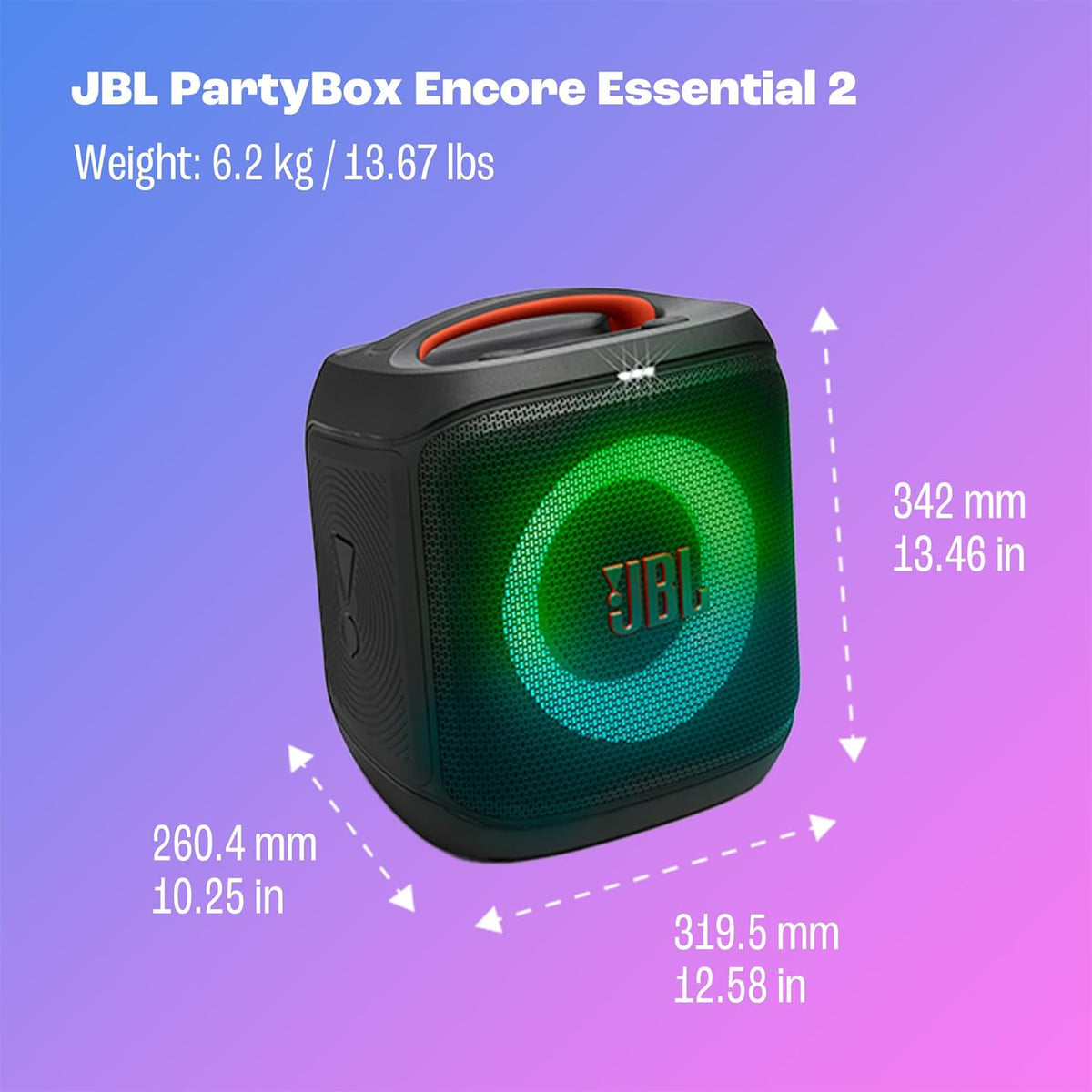 Portable Bluetooth Speaker with 15-Hour Playtime and IPX4 Water Resistance