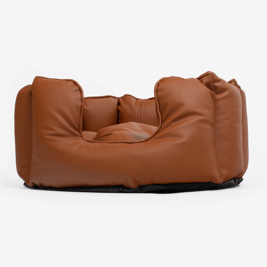 High Wall Bed in Rhino Tough Desert Faux Leather