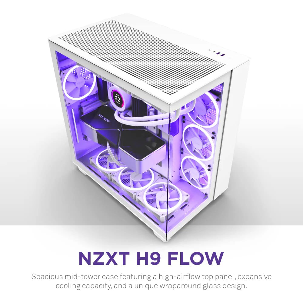Dual-Chamber ATX Mid-Tower PC Gaming Case