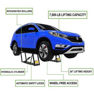 7,000-Lb. Portable Car Lift for Trucks and SUVs