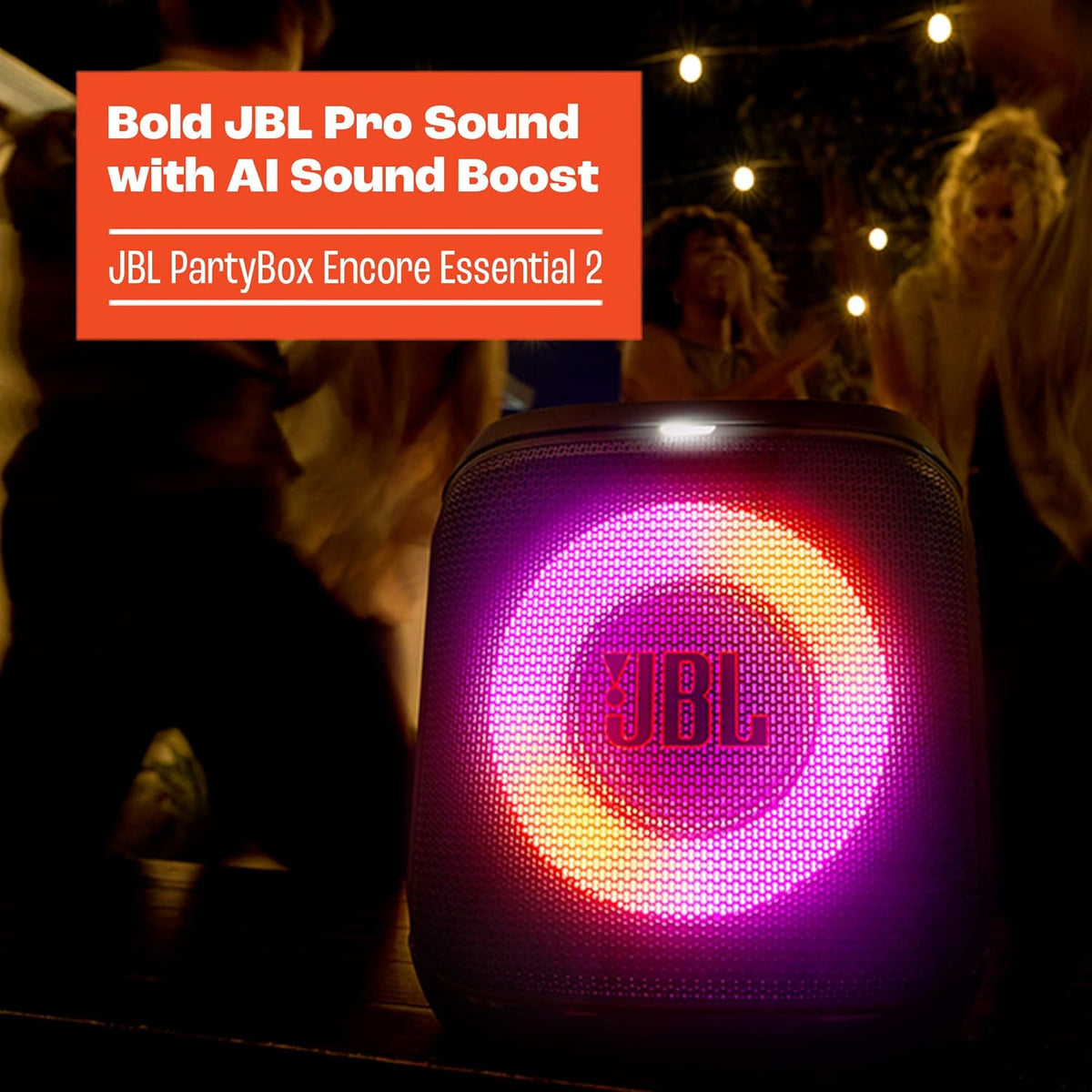 Portable Bluetooth Speaker with 15-Hour Playtime and IPX4 Water Resistance