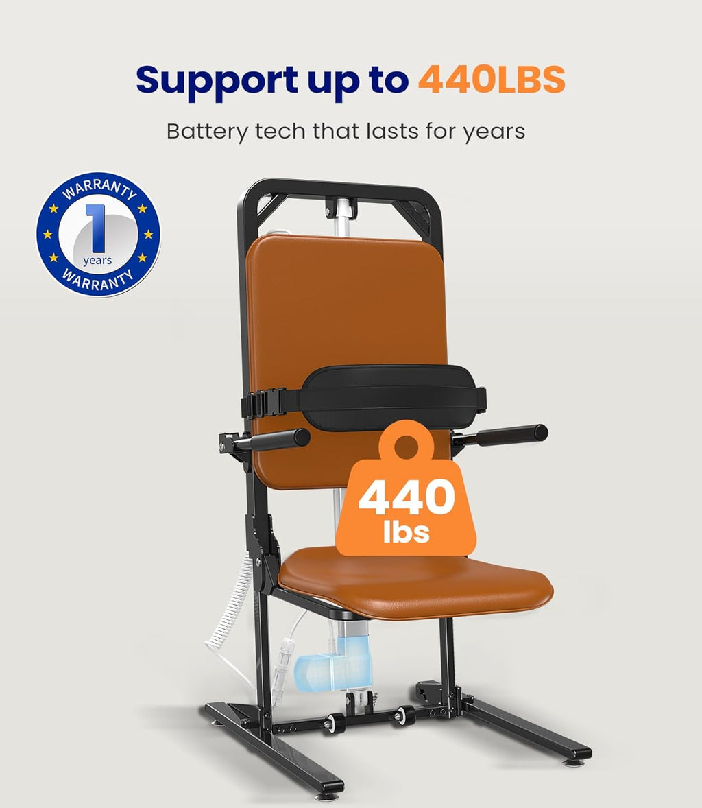 Electric Floor Lift, 440-Lb. Capacity, Elderly Assistance
