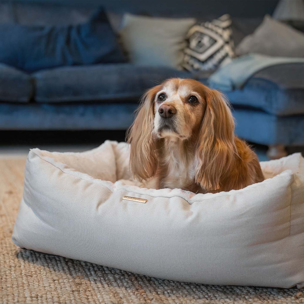 Box Bed in Linen