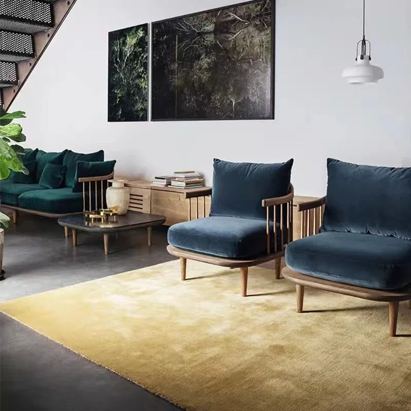 Fly Sofa Fabric Solid Wood