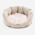 Oval Bed in Linen