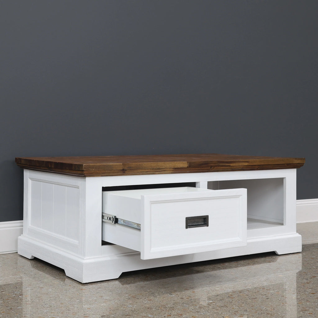 Provedore Two Tone Coffee Table w/ 1 Drawer