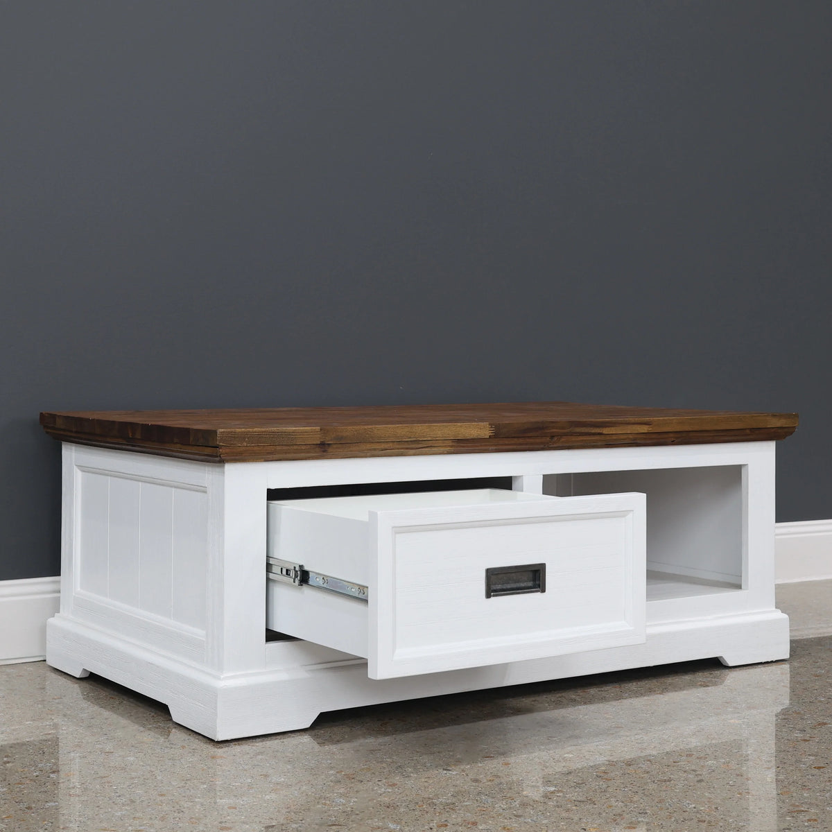 Provedore Two Tone Coffee Table w/ 1 Drawer