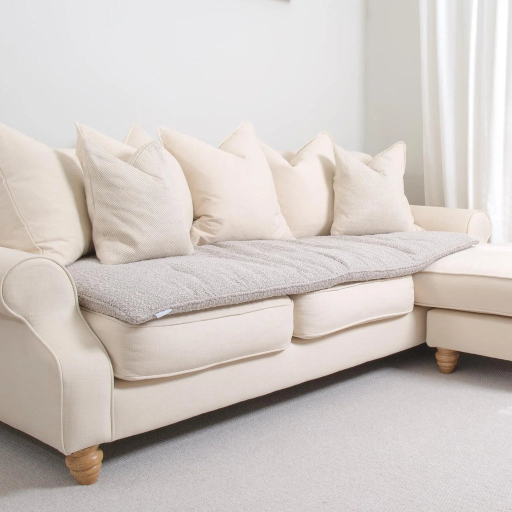 Couch Topper in Bouclé