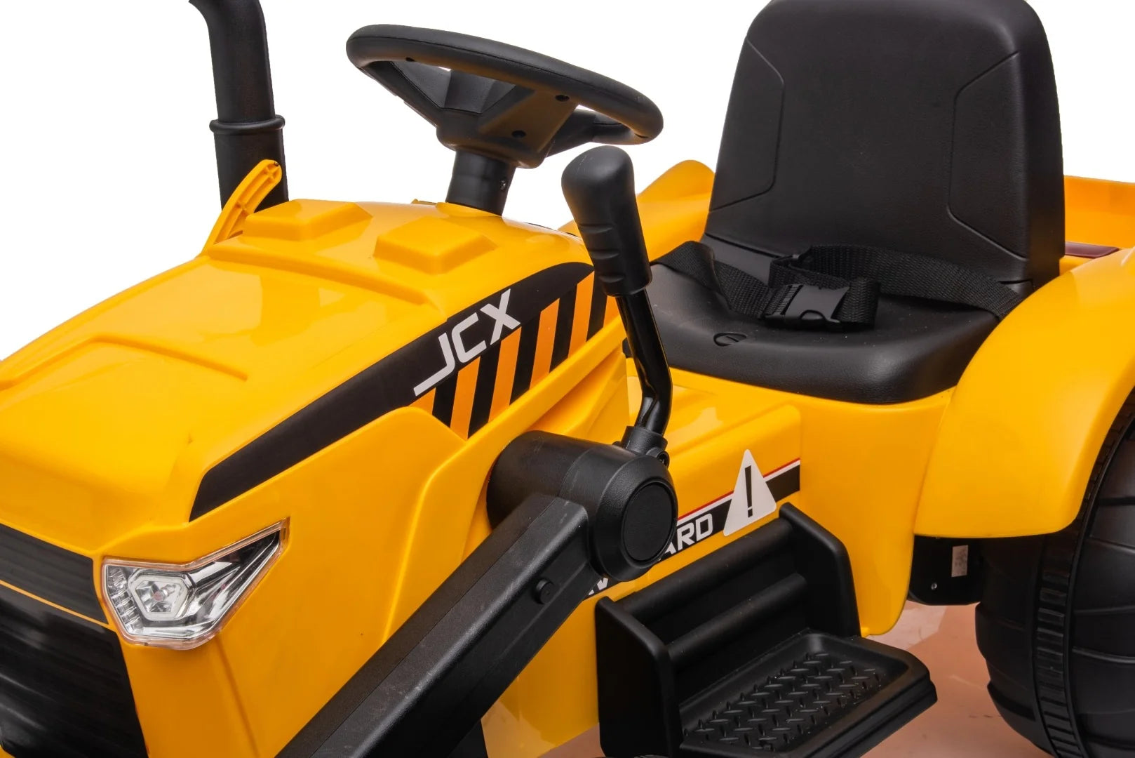 2026 12V Excavator Tractor Trailer Kids Ride On One Seater Electric Truck with RC and Wagon