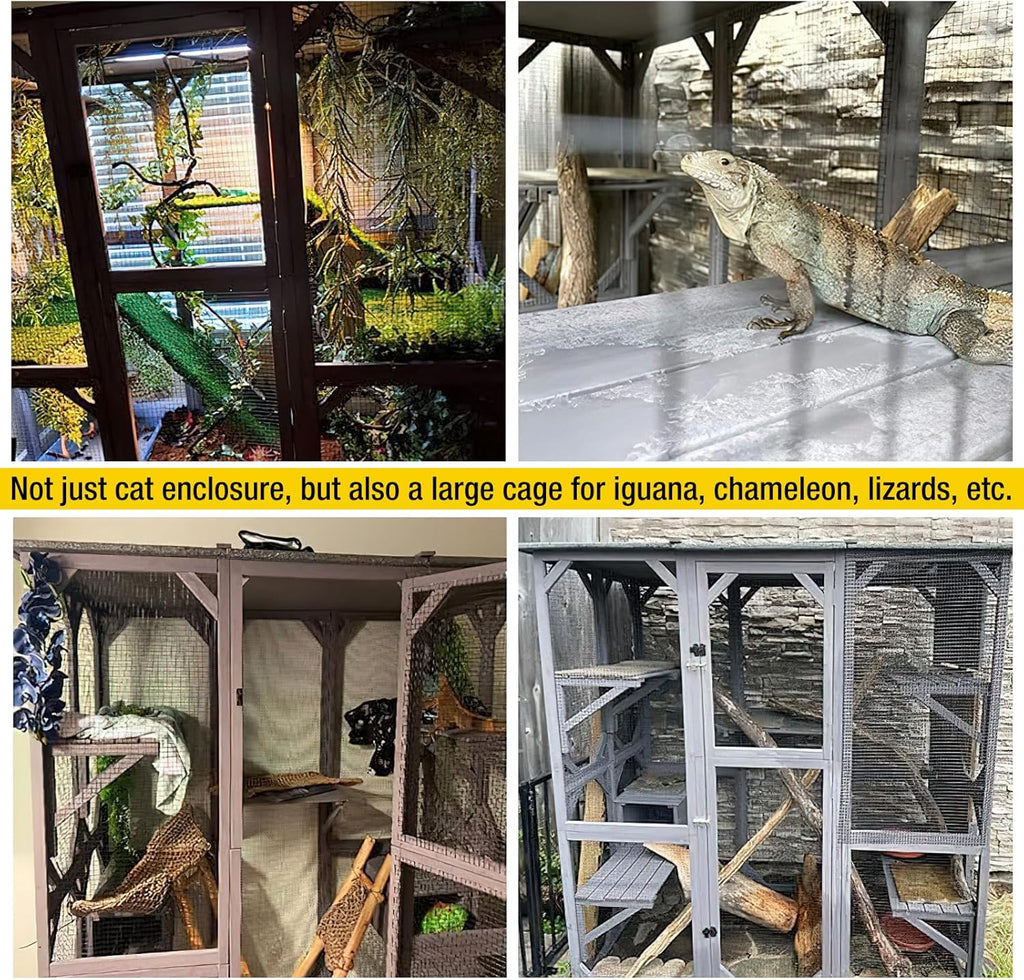 Large Walk-In Outdoor Cat Enclosure