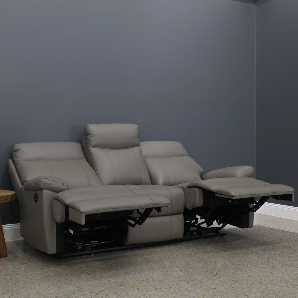 Seymour Electric Sofa Mocha Leather