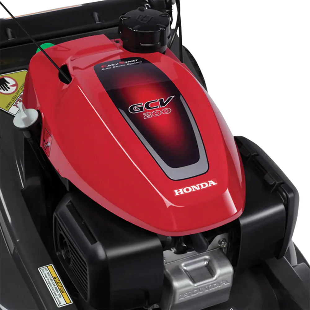 21-Inch Self-Propelled Lawn Mower, 4-in-1 Versatile Cutting System, Hydrostatic Drive, Electric Start, Gas Engine and Durable Mowing Deck