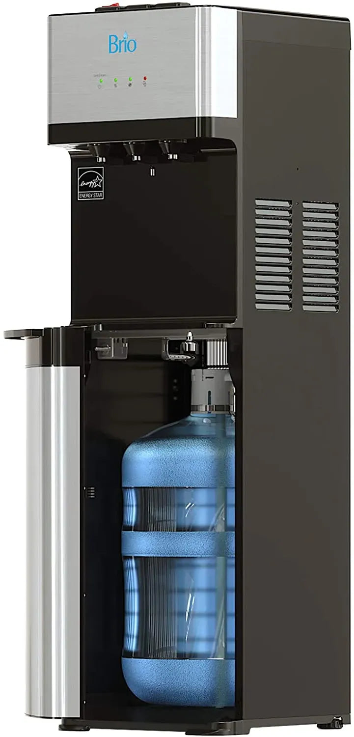 Self-Cleaning Bottom-Loading Water Cooler Dispenser with 3 Temperature Settings