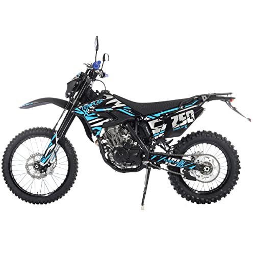 250cc 6-Speed Gas Dirt Bike with 4-Stroke Engine