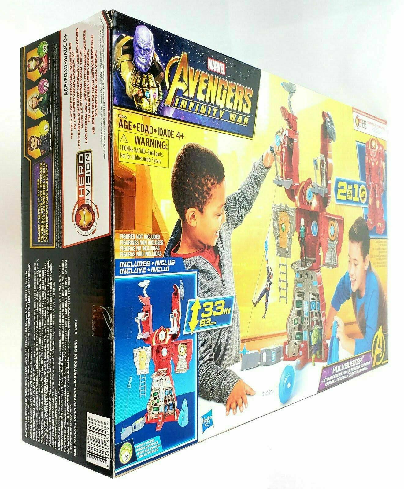 Hulkbuster Ultimate Figure HQ Playset with Target Tower and Roto-Blade Launcher