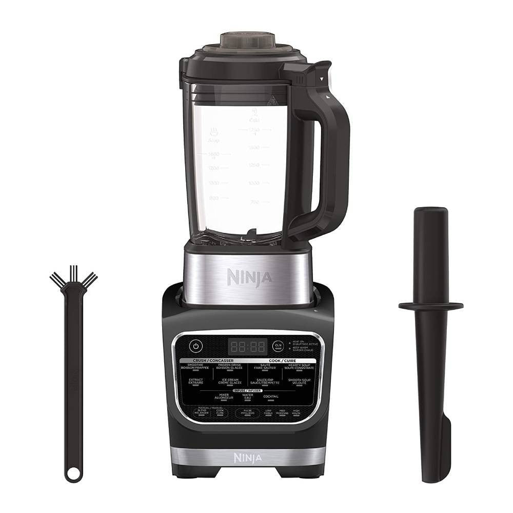 1400W Cold & Hot Blender with 64-Oz. Nonstick Glass Pitcher, Black