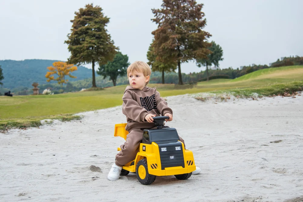 2026 6V Licensed CAT Dump Truck Kids Ride On Electric Truck