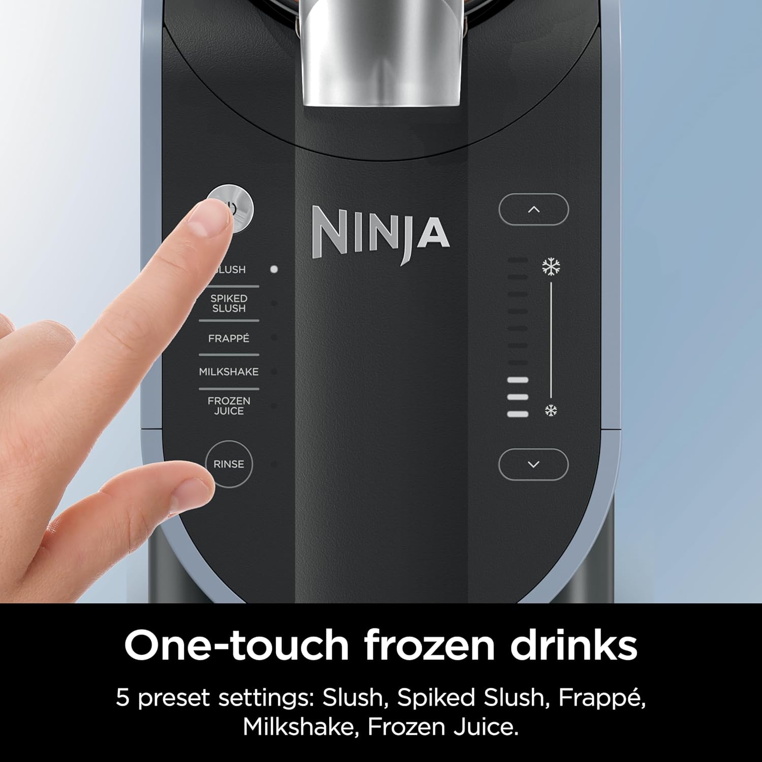 88-Oz Frozen Drink Machine with 5 Presets, Black