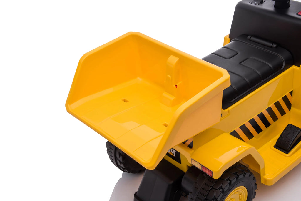 2026 6V Licensed CAT Dump Truck Kids Ride On Electric Truck