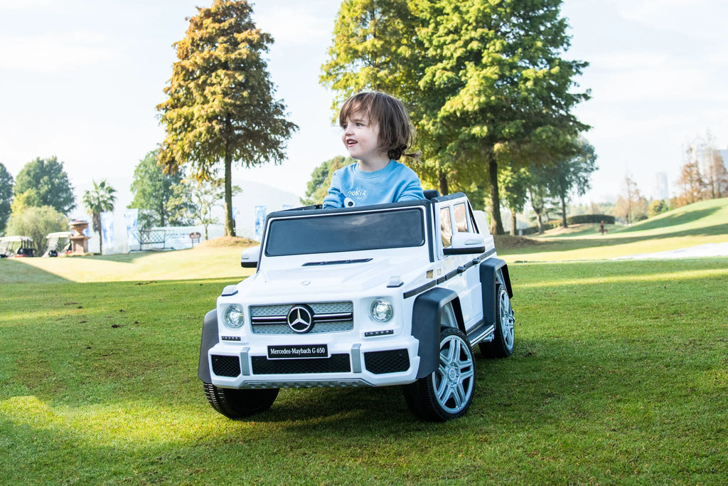 2026 Licensed 12V Mercedes Maybach G650s 4WD Kids Ride On 1 Seater Car with RC