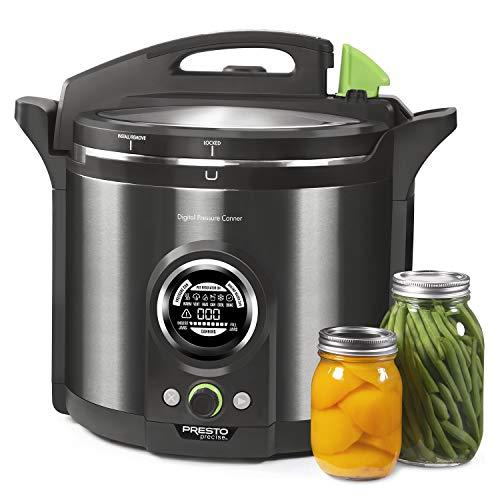 12-Qt. Digital Canner, Black Stainless Steel