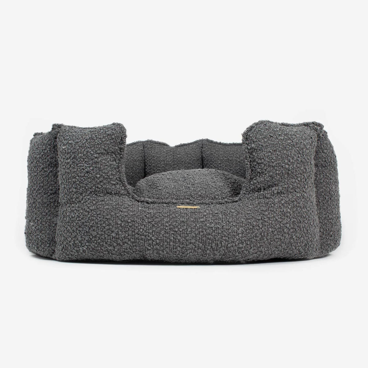 High Wall Bed For Dogs in Bouclé